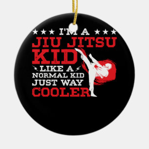 Kids Funny BJJ & MIXED MARTIAL ARTS Design Brazili Keramik Ornament