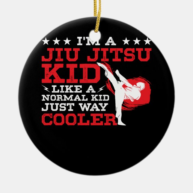 Kids Funny BJJ & MIXED MARTIAL ARTS Design Brazili Keramik Ornament (Vorne)
