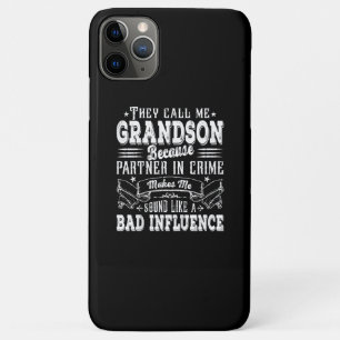 Kids Funny Grandson Vater Bad Influence Fathers Da Case-Mate iPhone Hülle
