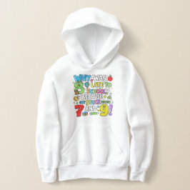 Kids Funny Maths Hoodie | Numbers Joke UK