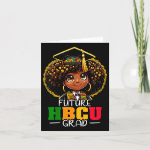 Kids Future Hbcu Grad Afro Black History Monat Karte