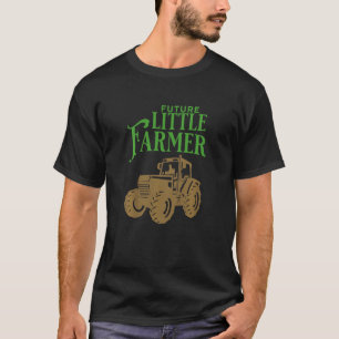 Kids Future Little Bauer Tractor Boy Farm Lifest T-Shirt