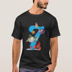 Kids Future Marine Biologist 7 Jahr 7 Geburtstag B T-Shirt