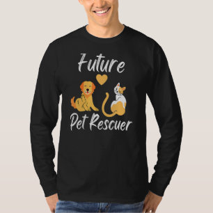 Kids Future Pet Rescuer Kinder Hunde Rettung Tier T-Shirt