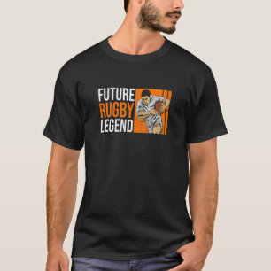 Kids Future Rugby Legend Zitat für Ihre zukünftige T-Shirt