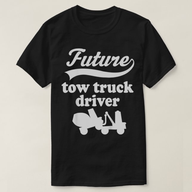Kids Future Tow Truck Driver  T-Shirt (Design vorne)