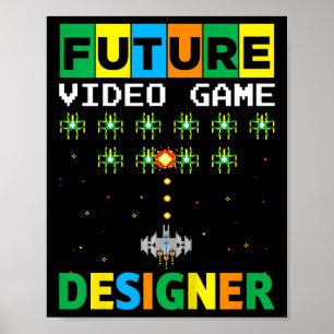 Kids Future Video Game Developer Kinderspiel Poster