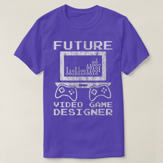 Kids Game Developer Future Video Game Designer T-Shirt (Design vorne)