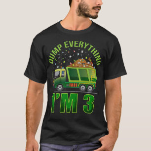 Kids Garbage Truck Dump Alles, was ich bin 3 Garba T-Shirt