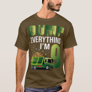 Kids Garbage Truck Dump Alles, was ich bin 9 Garba T-Shirt