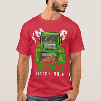 Kids Garbage Trucks Regel I m 6 Jahre alter Müll T T-Shirt