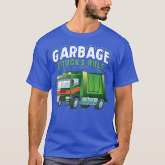 Kids Garbage Trucks Rule Garbage Trucks1550 T-Shirt