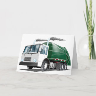 Kids Garbour Truck Card Karte