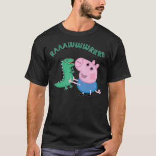 Kids George Pig Sticker T-Shirt