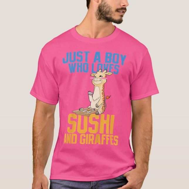 Kids Giraffe Anime-Geschenk T-Shirt (Vorderseite)