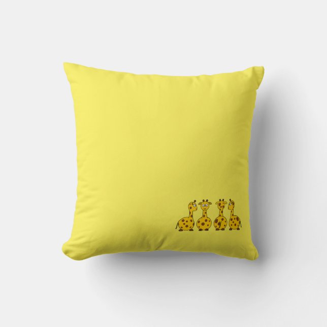 Kids Giraffe Pillow Kissen (Vorderseite)