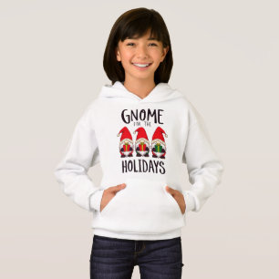 Kids Gnom für die Feiertage Weihnachtshoodie Hoodie