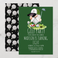 Kids Golf Balls Gnome Birthday Party