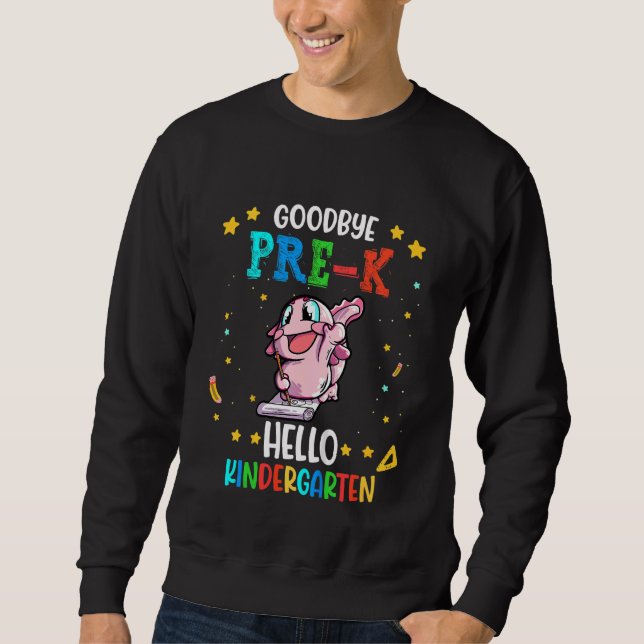 Kids Goodbye Pre K Hello Kindergarten Sweatshirt (Vorderseite)