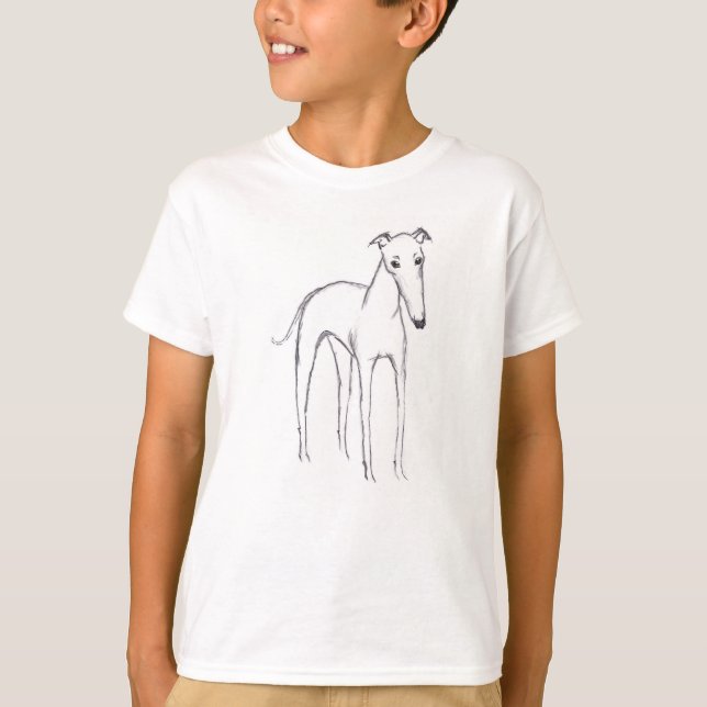 KID's GREYHOUND-T - SHIRT (Vorderseite)