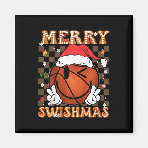 Kids Groovy Merry Swishmas Weihnachten Weihnachten Magnet
