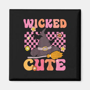 Kids Groovy Wicked Niedlich HexenHalloween Kostüm Magnet
