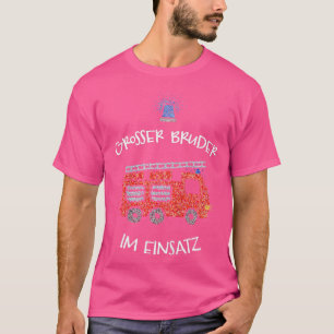Kids Grosser Bruder Fireman Motor T-Shirt