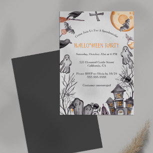 Kids Halloween Costume Party Einladung