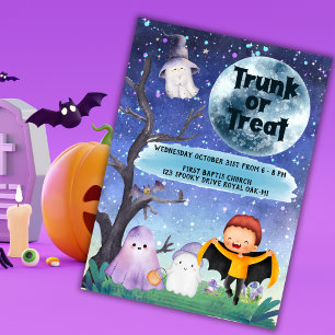 Kids Halloween Custom Party Niedlich Einladung