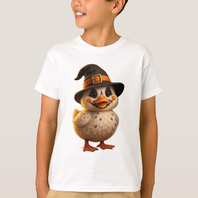 Kids’ Halloween-Duck-T - Shirt - Funny & Niedlich (Vorderseite)