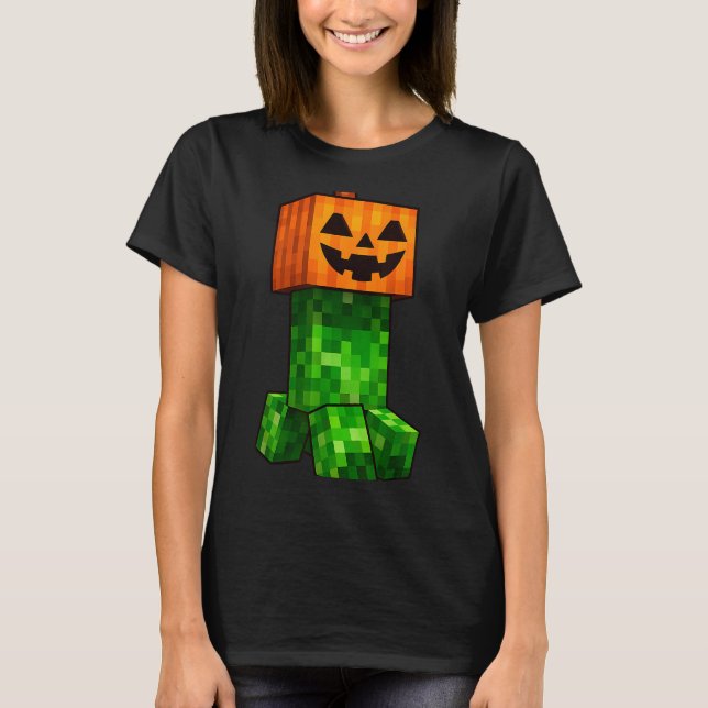 Kids Halloween Gamer Xel Jack O Lantern Pumpkin Bo T-Shirt (Vorderseite)