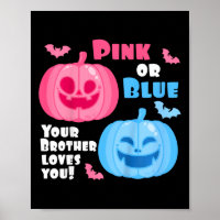 Kids Halloween Gender Offenbaren Ihre Bruder Liebe