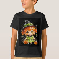 Kids Halloween Kristall-Hexen-T-Shirt