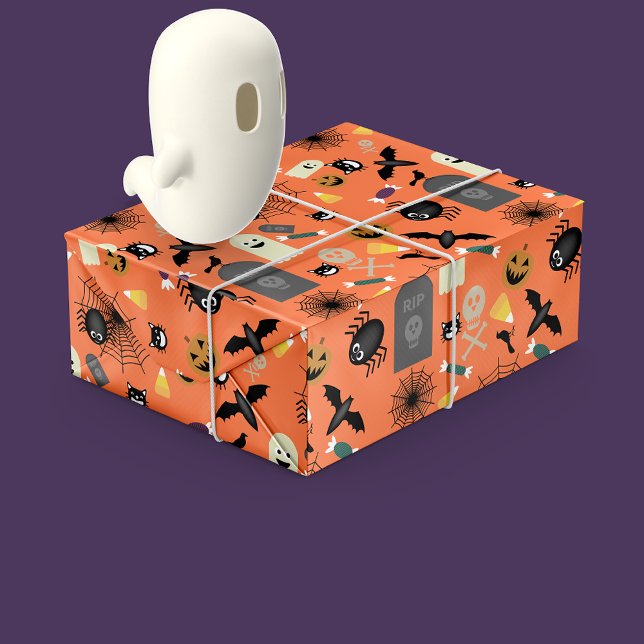 Kid's Halloween-Muster Geschenkpapier (Von Creator hochgeladen)