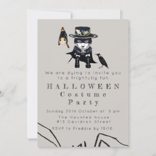 Kids Halloween-Party Einladung