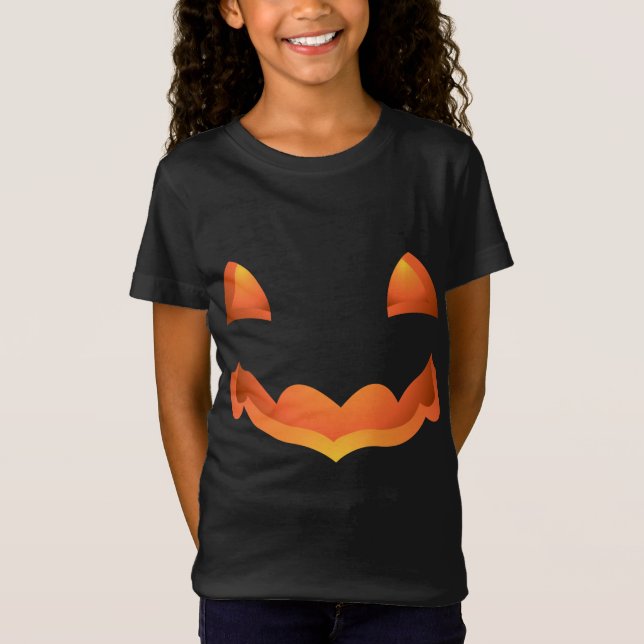 Kid's Halloween-Shirt Kid's Pumpkin-Kostüm-Shirts T-Shirt (Vorderseite)
