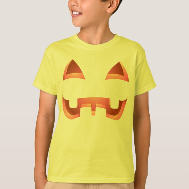 Kid's Halloween Shirt Pumpkin Kostüm Kids' Jersey (Vorderseite)