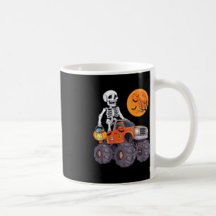 Kids Halloween Skelett Reiten Monster Truck Funny Kaffeetasse