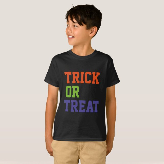 Kids Halloween T - Shirt (Vorne ganz)