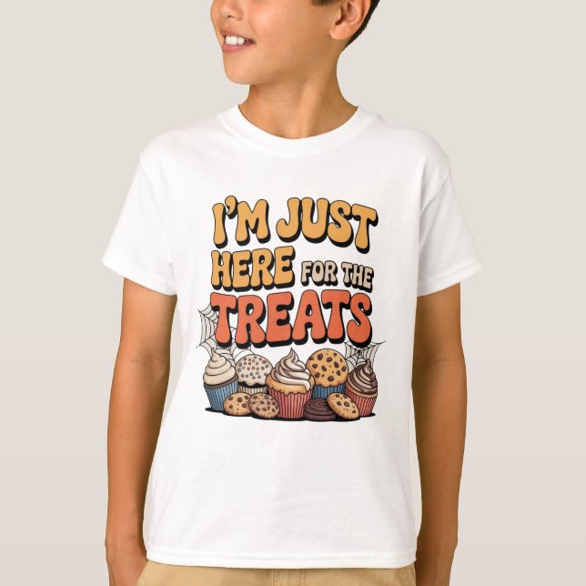 Kids Halloween Treats Retro Tee (Vorderseite)
