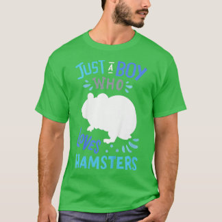 Kids Hamster nur ein Junge, der Hamster Lieben Ges T-Shirt