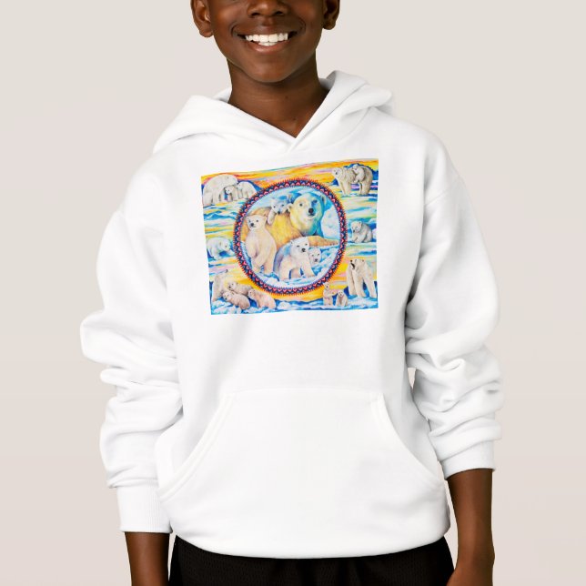 Kids' Hanes ComfortBlend® Hoodie (Vorderseite)