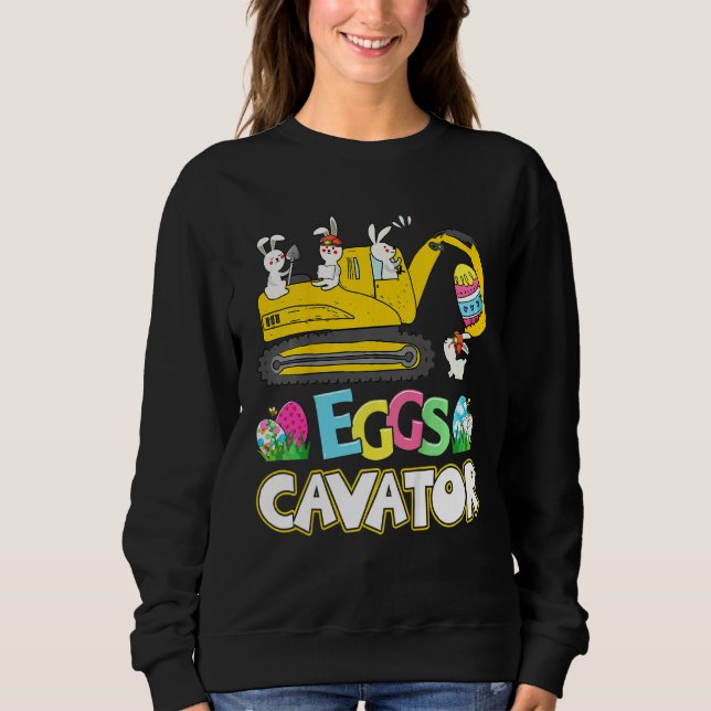 Kids Happy Osterbauer Kranwagen Bunny E Sweatshirt (Vorderseite)