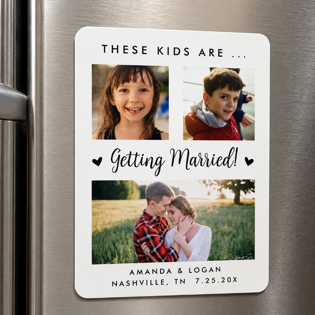 Kids heiraten - Termin merken Magnet (Von Creator hochgeladen)