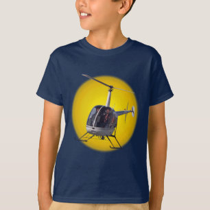 Kid's Helicopter T - Shirt Cool Chopper Kid's Top
