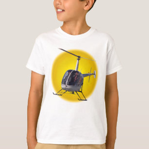 Kid's Helicopter T - Shirt Cool Chopper Kid's Top