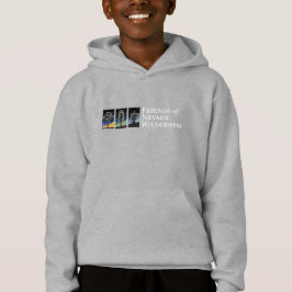 Kids Hoodie (Dark Sky Logo - Weiß)