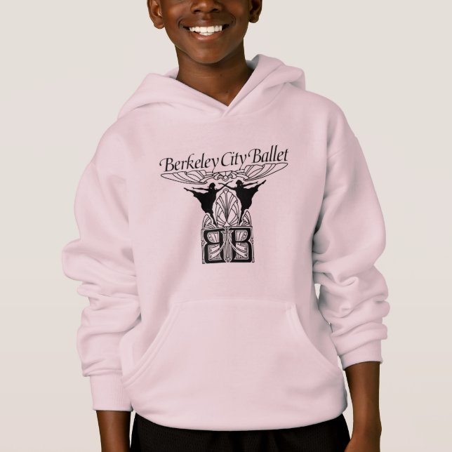 Kids Hoodie Sweatshirt - Rosa (Vorderseite)