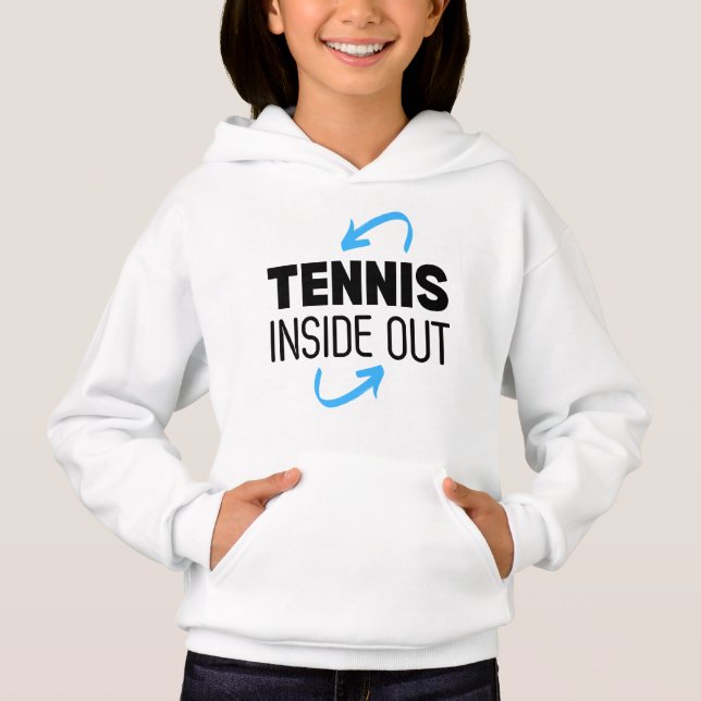 Kids Hoodie - Tennis Inside Out (Vorderseite)