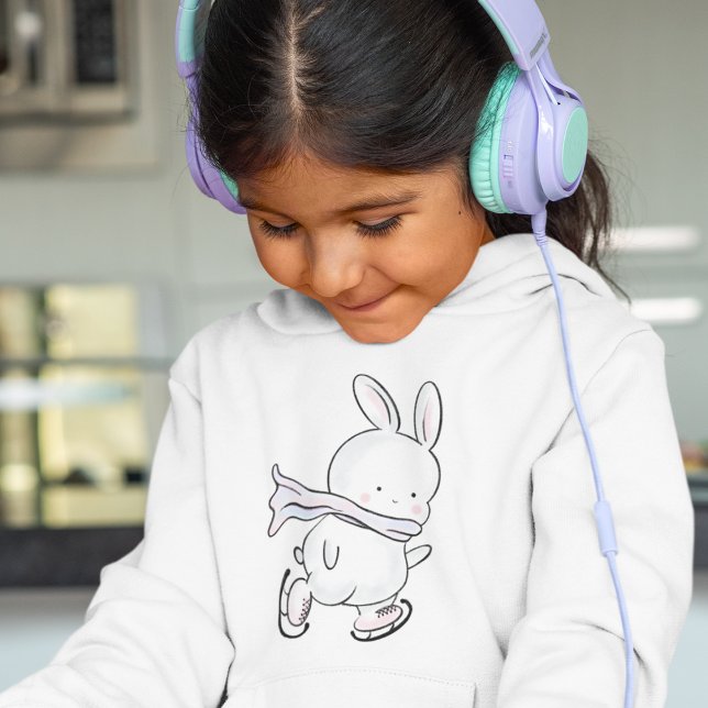 Kids Hoodie | Yuki-Lieben Ice-Skaten (Von Creator hochgeladen)